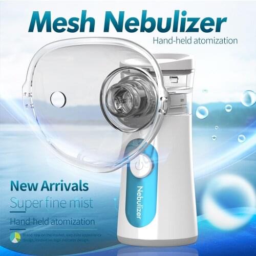 Mini Handheld Portable Autoclean Inhale Nebulizer Mesh Atomizer Silent Inhaler Nebuliser Inhalator for Kids Nebulizador Portatil