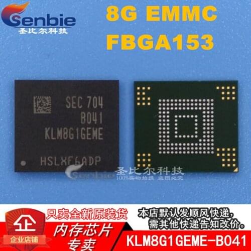 New10piece KLM8G1GEME-B041 KLM8G1GEME 153FBGA Memory IC