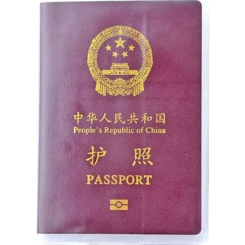 1PCS Transparent Waterproof Dirt ID Card Travel Passport Cover Business Card Credit Card Bank Card Holders Travel Accessories