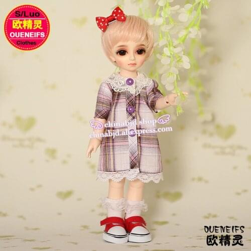 BJD Clothes 1/6 Doll Body Skirt Leisure Jumpsuits Big Yards For Lati Yellow Littlefee Body YF6-95 Doll Accessories