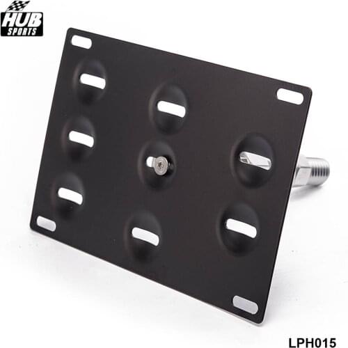 Front Bumper Tow Hook Mount Adaptor License Plate Bracket For BMW For Toyota For Honda For VW For Nissan HU-LPH