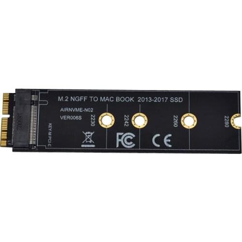 Ssd Adapter Connectors M2 To Ssd For Macbook Air 2013 2014 2015 2016 2017 M.2 M Key Pcie X4 Ngff To Ssd For Apple Laptop