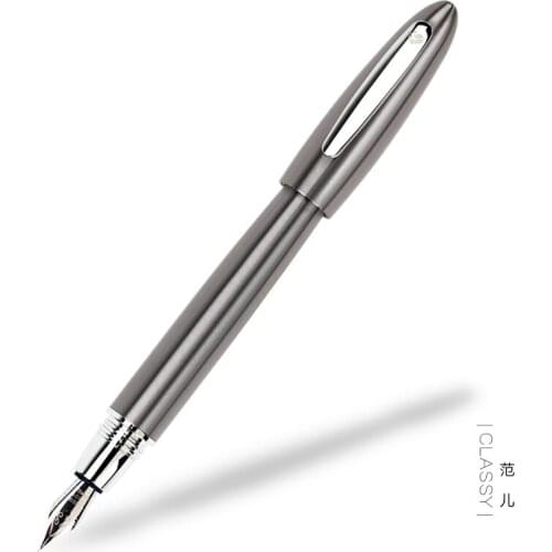 High-Quality Aluminum Medium Nib 0.5mm Study Business Fountain Pen Gifts