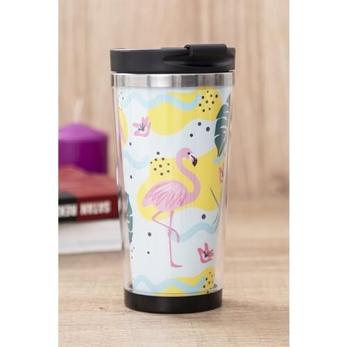 Gift Shop Flamingo Thermos Cup