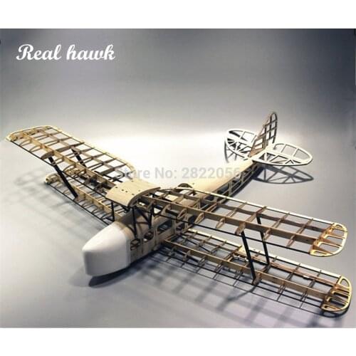 RC Plane Laser Cut Balsa Wood Airplane Kit TigerMoth DH-82 Frame without Cover Wingspan 1000mm Model Building Kit