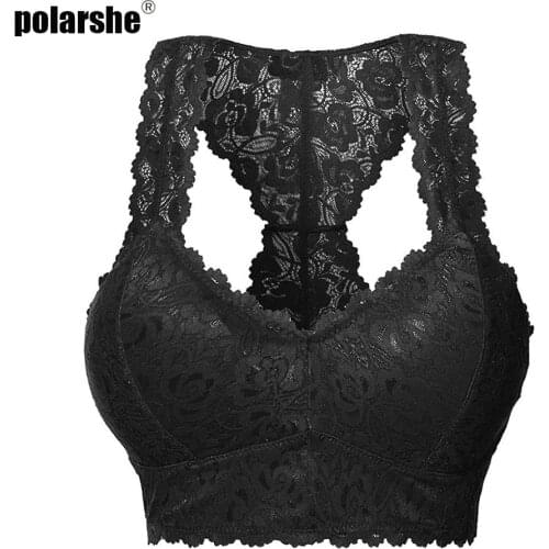 Sexy Bralette Crop Top Underwear Push Up Bra Lace Female Bra Lingerie Brassiere Plus Size Underwear Backless Vest Ultrathin
