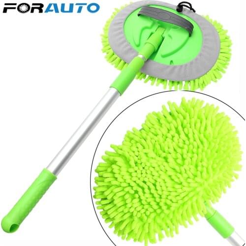 FORAUTO Car Washing Mop Car Cleaning Dust Wax Adjustable Mop Car Accessories Window Wash Tool Auto Care Detailing Car-styling