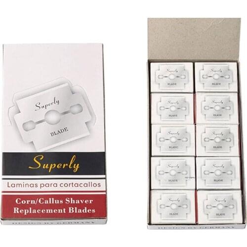 NEW 100Pcs Steel Replacement Blades For Foot Hand Pedicure File Machine Foot Remover Care Quality High Skin Foot P4Z7