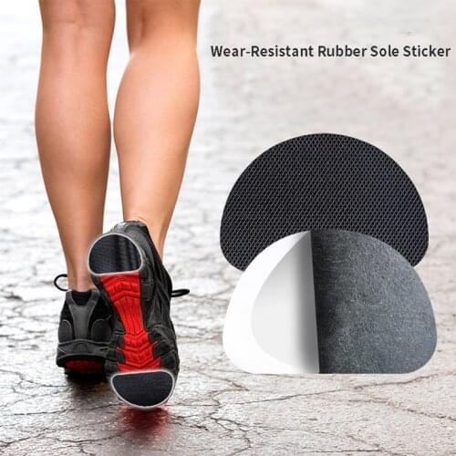 Insole Wear-resistant Tendon Rubber Sole Non-slip Stickers High Heels Forefoot Anti-skid Pad Sole Anti-slip Pad Unisex