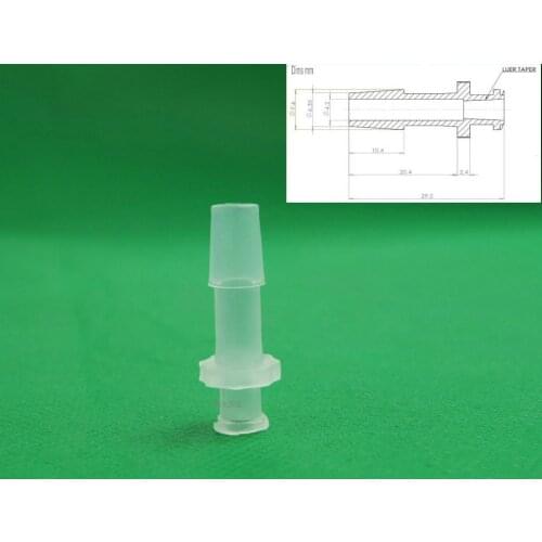 Pack of 10 x 1/4inch-Barb Female Luer Tapered Syringe Fitting (polyprop) ,Luer Lock Tapered Connector