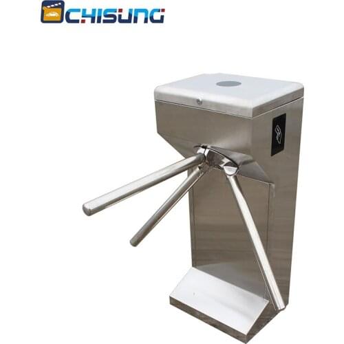 Vertical Factory Price Tripod Turnstile Automatic Electronic Turnstile has the Auto drop arm function