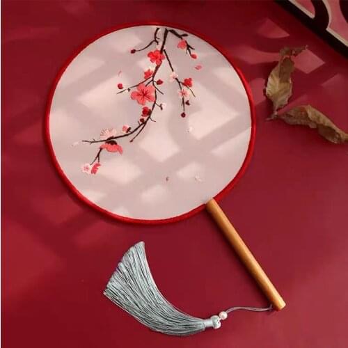 Embroidery Diy Hand-embroidered Group Fan Production Gift Material Package Ancient Chinese Traditional Cross-stitc needlework