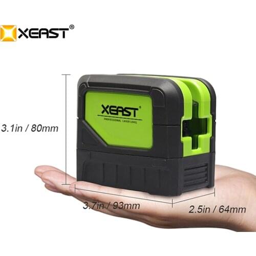 XEAST NEW XE-M03 Laser Level 2Line 1 Dots 1V1H 360 degree Self-leveling Cross horizontal vertical Red Green laser level