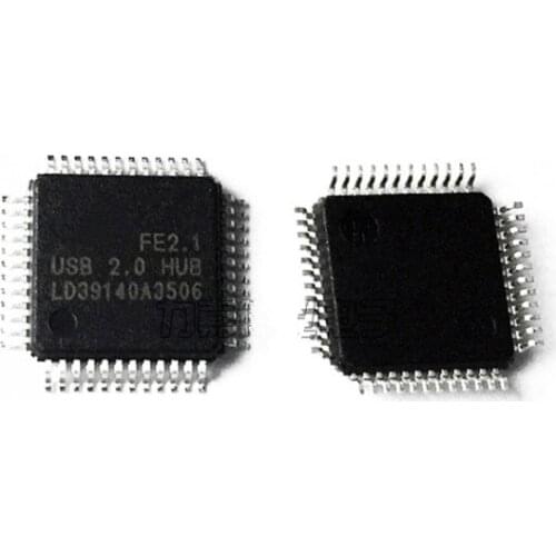 10PCS/LOT FE2.1 USB 2.0 HUB QFP48 New original