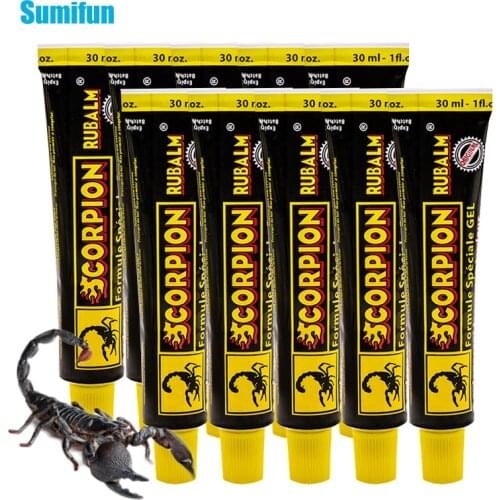 10pcs Scorpion Ointment 30g Powerful Efficient Relief Muscle Pain Headache Neuralgia Acid Stasis Rheumatism Arthritis Cream