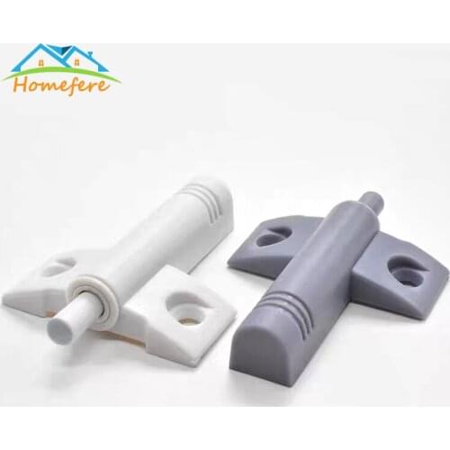 10 Pcs Set Gray White Kitchen Cabinet Door Stop Drawer Soft Quiet Close Closer Damper Buffers With Screws