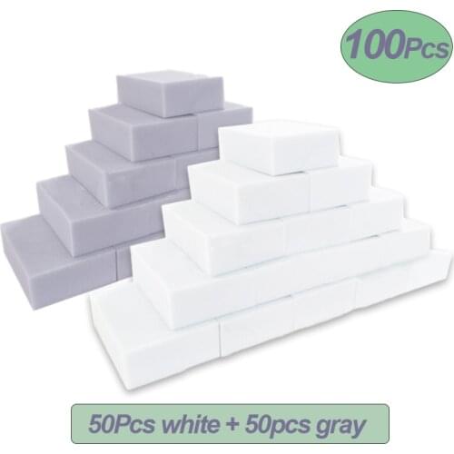 100PCS/lot Magic Sponge Eraser Cleaning Supplies Melamine Sponge 100*60*20mm Household Cleaning Tools Kitchen Cleaning Sponge