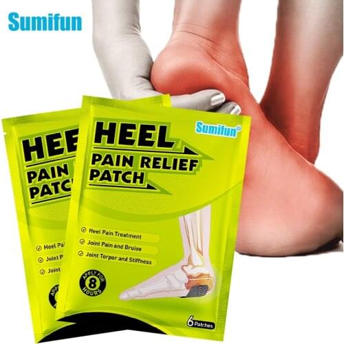 12pcs Sumifun Herbal Bone Spurs Achilles Tendonitis Patch Foot Care Treatment Patches Heel Pain Plaster Pain Relief Stickers New