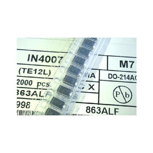 1N4007 IN4007 4007 DIP DO-41 1A 1200V M7 SMD SMA 1A 1000V 10+10 20pcs/lot