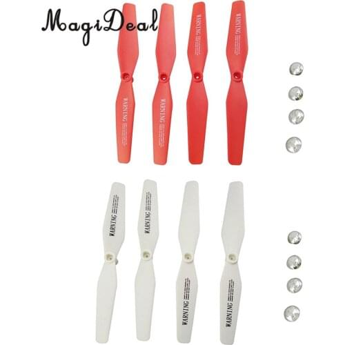 MagiDeal 4Pcs RC Quadcopter Parts Propeller Prop for VISUO XS809 XS809W XS809HW 8807 RC Helicopter Model Protective Protector