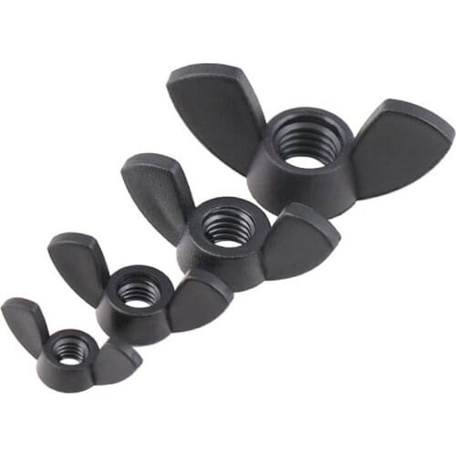 5/10/20/30PCS Wing Nuts Butterfly Nut To Fit Bolts & Screws Black M3 M4 M5 M6 M8 M10 M12