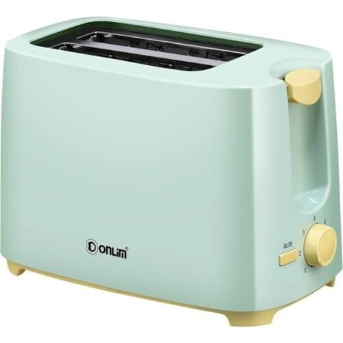 500W Automatic Toaster 2-Slice Breakfast Sandwich Maker Baking Cooking Tool Fast Heating Bread Toaster Household Breakfast Make