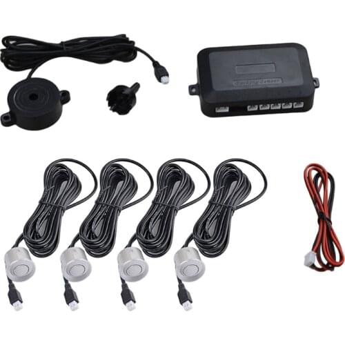 Car 4 Probes Reversing-Radar Alert Warning Parking Sensors Distance Detection 12