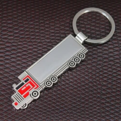 FREE SHIPPING BY DHL 100pcs/lot 2019 Zinc Alloy Metal Truck Keychains Truck Shaped Keyrings Key Holders