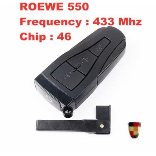 For Roewe 550 / MG 6 smart key 433Mhz 46 chip