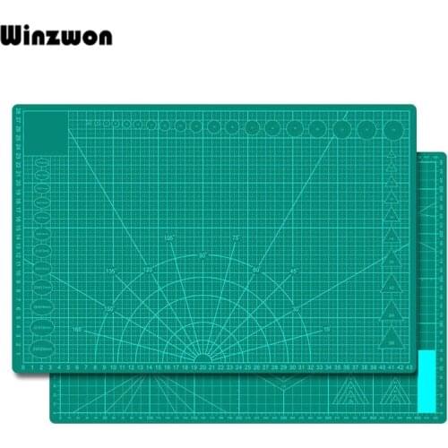 A3 Double Side PVC Cutting Mat Patchwork Self Healing Cutting Board Pad DIY Leather Tool For Art Sewing Leathercraft Cutting