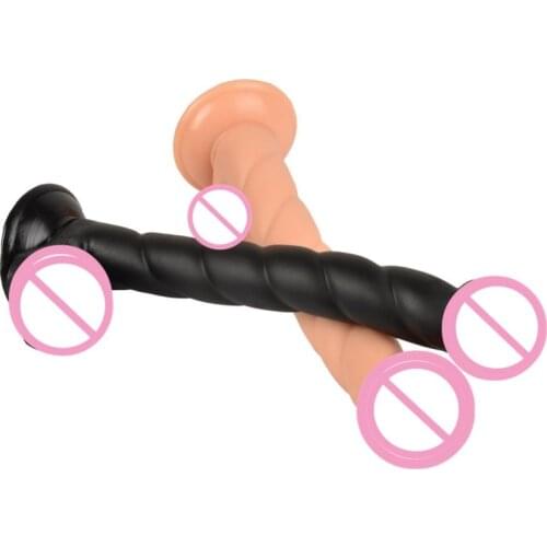 Hot Sale 30*3.5CM Big Dildo Realistic Twist Penis with Strong Suction Cup Horse Dildo Stimulate Massage Sex Toys for Woman Dick