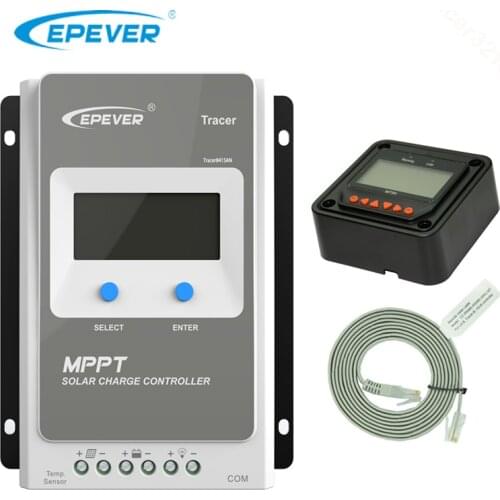 EPEVER MPPT 10A Tracer Solar Charge Controller 12v 24v LCD EPEVER Solar Panel Battery Charge Regulator Tracer1210AN Tracer1206AN