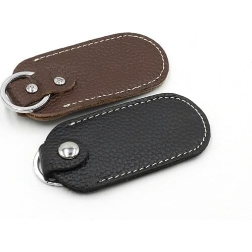 U Disk Leather Hasp Storage Bags Protective Cover for U Disk Black Bag Cases for USB Flash Drive Pen Drive Pendrives