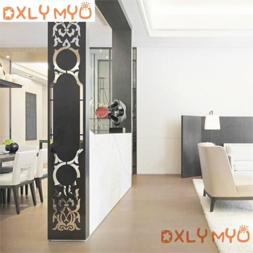 Creative Luxury Mirror Sticker Retro Style 3d Decorative Acrylic Mirror Wall Stickers Bedroom Living Room Home Wall Decor