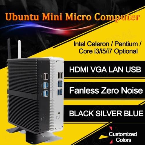 Eglobal Mini PC Windows10 Desktop Computer Intel Core i3 5005U i3 4010U 4030U Celeron 2955U 4K HTPC HDMI VGA Minipc 300M WIFI