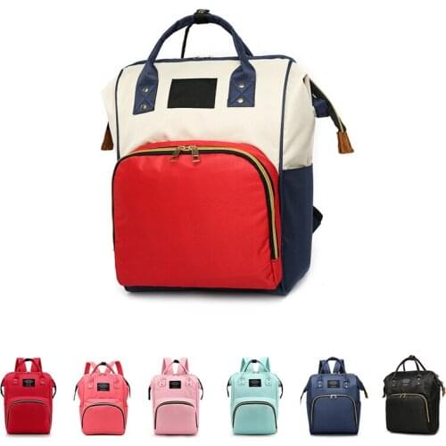 Fashion Mummy Maternity Nappy Bag for Stroller Large Capacity Baby Bag Travel Backpack Nursing Bag for Baby Care