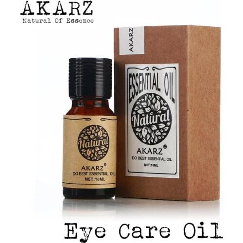 AKARZ Famous brand Natural Beautify eyes essential oil Relieve tired eyes and dark circles fade wrinkles eye care massage oil