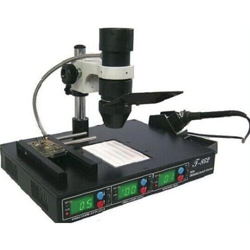 PUHUI T862 SMT SMD rework station solder welder infrared bga rework station IC reballing machine