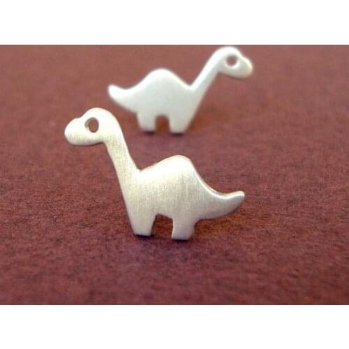 Daisies 1 Pair Fashion Cute Cartoon Brontosaurus Dinosaur Stud Earring Lovely Animal Shape Earrings For Women Pendientes