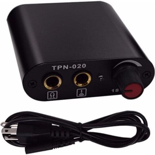 Super Mini Black Aluminium Light Tattoo Power Supply TPS62-BK# Free Shipping