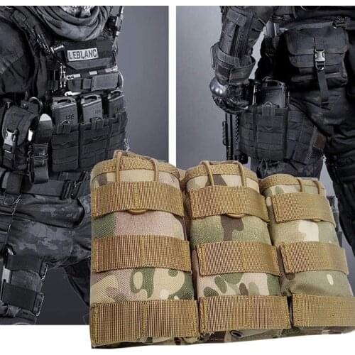 Tactical Molle Magazine Pouch Bag for M4 M14 AK Airsoft Open Top Rifle Pistol Mag Pouch Ammo Pocket Case Hunting Accessories