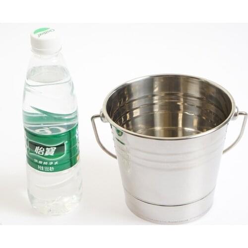 Mini Metal Bucket for Kids Montessori Practical Materials for Cleaning Workings Equipment for Preschool/ Kindergarten