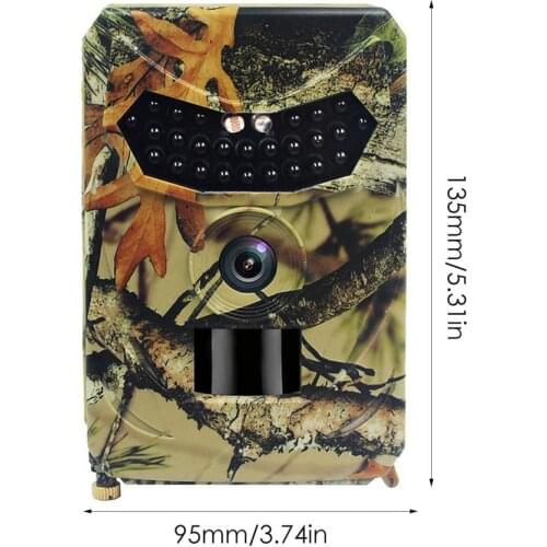 Mini Trail Camera 16MP Waterproof Infrared Sensors Game Camera 1080P High-definition House Monitoring Field Animal Video Camera