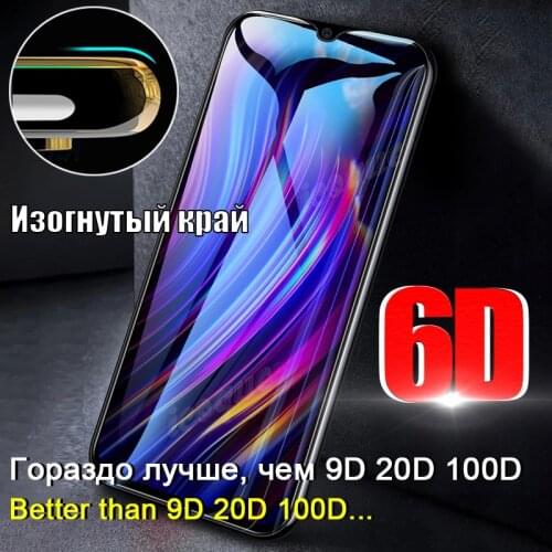 6D Tempered Glass for Xiaomi Mi 10t Lite 9 8 Mi8 Mi9 Redmi Note 10 5g 8 9 Pro Max 9s 9t 7 10s 8t 7s 9c 9a Glass Screen Protector