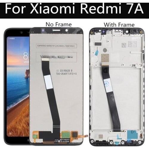 For Xiaomi redmi 7A LCD Display Touch Screen WIth frame Digitizer Assembly Replacement FOR redmi 7A LCD M1903C3EE T C
