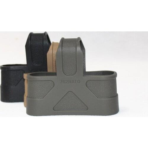 10 PCS / NATO 7.62 rubber cage Loops Fast Mag for M4 / 16 Magazine Assist black/DE/OD-Free shipping