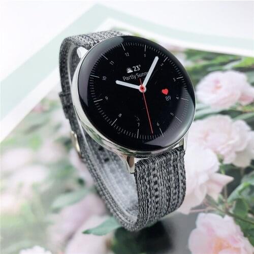 20mm watch strap for amazfit bip samsung galaxy watch active 2 band 22mm correa for huawei watch gt2 gear s3 frontier bracelet