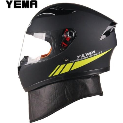 2019 New Knight protection Full Face Motorcycle Helmet Motocross Motorbike Helmets made of ABS with PC lens visor and warm scarf