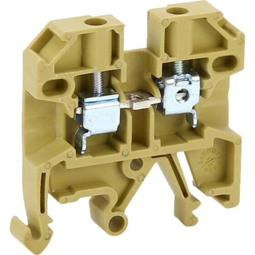 50pcs Din Mount 2.5mm2 Universal Wiring Connector Weidmuller Type SAK-2.5EN Thin Modular Screw Terminal Blocks SAK2.5/EN