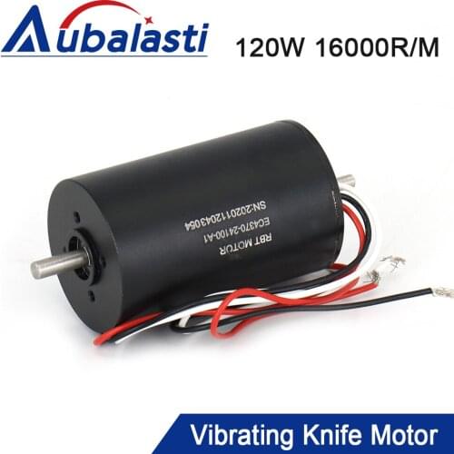 Aubalasti Vibrating Knife Motor 16000rpm Voltage 24V Shaft Diameter 5mm for Small Machine Tool Spindle and Vibrating Knife
